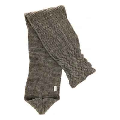 Pre-owned Furla Wool Scarf In Grey