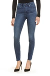 Good American Good Legs Raw Hem Skinny Jeans In Blue653