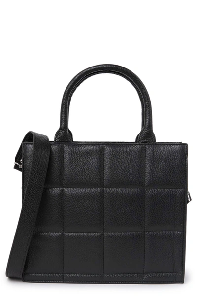 Sofia Cardoni Quilted Leather Tote In Nero