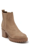 Mia Jody Ribbed Lug Sole Chelsea Boot In Sahara
