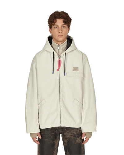 Acne Studios Padded Cotton Jacket In Oat Beige ModeSens