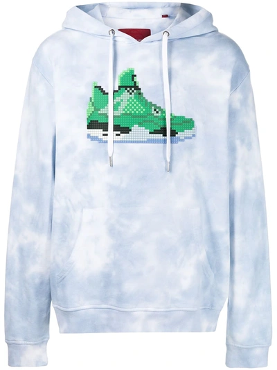 Mostly Heard Rarely Seen 8-bit Mark 4-print Cotton Hoodie In White