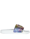 Giuseppe Zanotti Brett Python-effect Slides In Blue