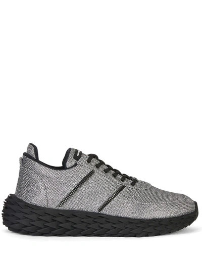 Giuseppe Zanotti Urchin Low-top Sneakers In Grey