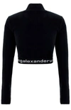 ALEXANDER WANG ALEXANDER WANG CROPPED MOCK NECK TOP