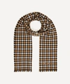 ACNE STUDIOS EMBROIDERED CHECK SCARF,000735818