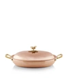 RUFFONI HISTORIA HAMMERED COPPER OVAL DISH WITH LID (38CM),14794632