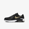 Nike Air Max Excee Big Kids' Shoes In Black,white,metallic Gold Star