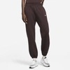 Nike Sportswear Essential Collection Women's Fleece Pants In Brown Basalt,white