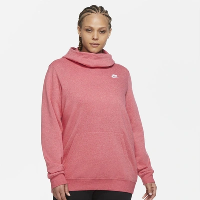 Nike Sportswear Women's Fleece Funnel-neck Hoodie In Gypsy