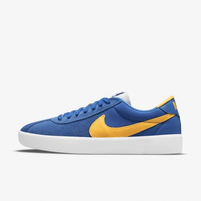 Nike Sb Bruin React Skate Shoes In Game Royal,game Royal,white,university Gold