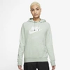 Nike Sportswear Essential Women's Fleece Pullover Hoodie In Seafoam,heather,white