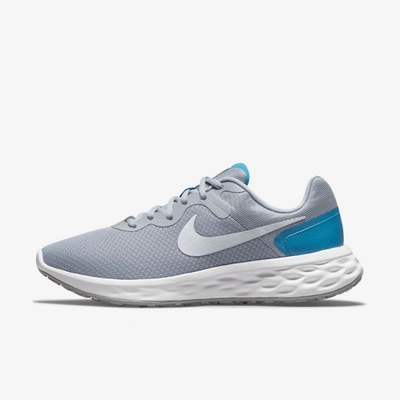 Nike Revolution 6 Next Nature Men's Road Running Shoes In Wolf Grey/imperial Blue/white/pure Platinum