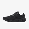 Nike Women's Revolution 6 Road Running Shoes In Black/black/dark Smoke Grey