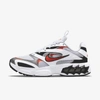 Nike Women's Zoom Air Fire Casual Sneakers From Finish Line In White,reflect Silver,black,team Orange
