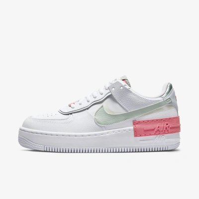 Nike Air Force 1 Shadow Women's Shoes In White/jade Smoke/seafoam/archaeo Pink/pure Platinum/white