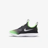 Nike Flex Runner Little Kids' Shoes In Black,green Strike,chrome