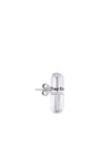 True Rocks Pill Stud Earring In Silber