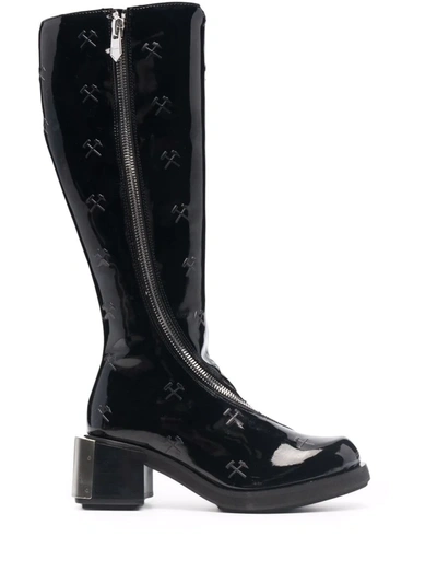 Gmbh Mid-calf Riding Boots In Black