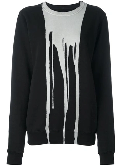 Rick Owens Drkshdw 'bleach Vomit' Sweatshirt In Black | ModeSens