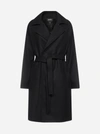 APC BAKERSTREET WOOL AND CASHMERE-BLEND COAT
