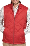 Barbour Finn Quilted Vest In Dk Red