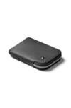 Bellroy Leather Card Pocket In Charcoal Cobalt