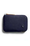 Bellroy Leather Card Pocket In Navy