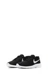 Nike Kids' Tanjun Sneaker In Black/ White