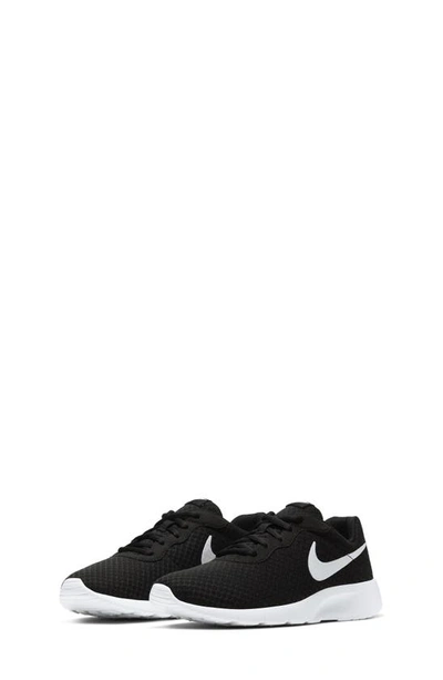 Nike Kids' Tanjun Sneaker In Black/ White