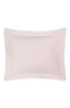 Matouk Diamond Pique King Sham In Pink