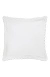 Matouk Diamond Pique Euro Pillow Sham In White