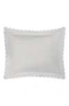 Matouk Diamond Pique Pillow Sham In Silver