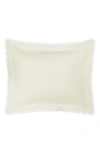 Matouk Diamond Pique Pillow Sham In Ivory