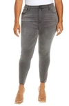 Kut From The Kloth Donna Fab Ab High Waist Frayed Hem Ankle Skinny Jeans In Enticing