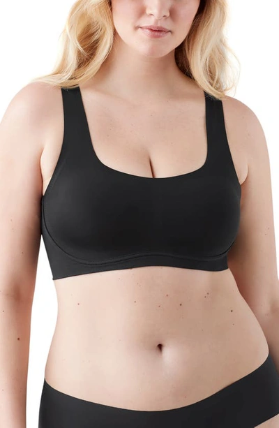 True & Co. True Body Lift Scoop Bra With Soft Form Band In Black