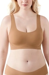 True & Co. True Body Lift Scoop Full Cup Soft Form Band Bra In Bronzed
