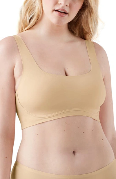 True & Co. True Body Lift Scoop Bra With Soft Form Band In Desert