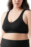 True & Co. True Body Lift Full V-neck Bralette In Black