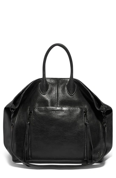 Aimee Kestenberg Let's Ride Convertible Tote In Black Gloved Tanned