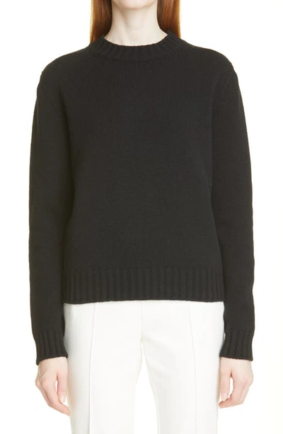 Max Mara Wool & Cashmere Sweater In 006 Nero