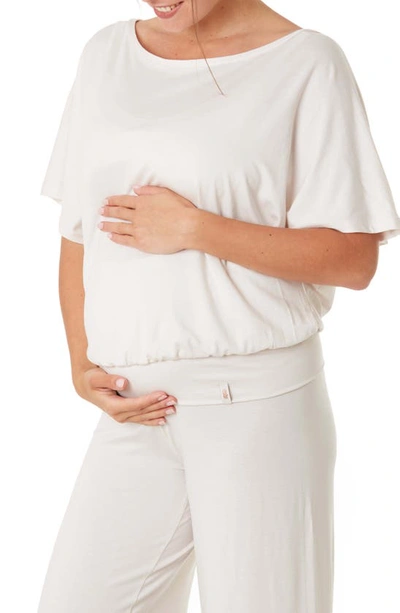 Cache Coeur Origin Maternity & Nursing Top In Oats