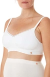 Cache Coeur Organic Cotton Blend Maternity/nursing Bra In Natural