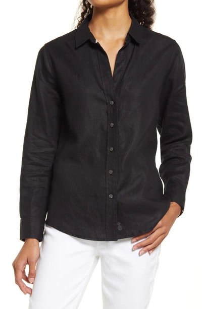 Tommy Bahama Coastalina Button-up Shirt In Black