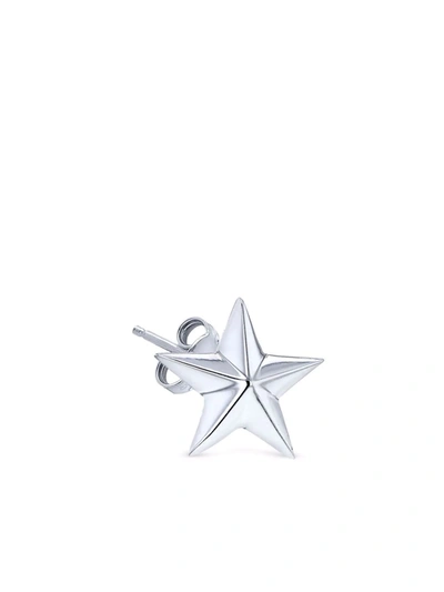 True Rocks Star Stud Earring In Silver