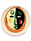 Serax Feast Face 1 Extra Small Plate In Multicolour