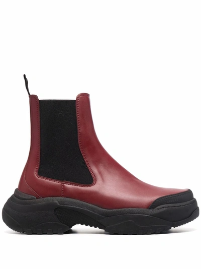 Gmbh Chelsea Ankle Boots In Red