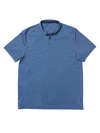 88 Rue Du Rhone Commuter Polo Shirt In Dark Blue Herring Bone
