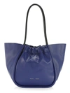 Proenza Schouler Ruched Leather Tote In Cobalt