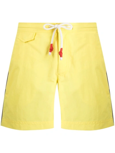 Orlebar Brown Standard Drawstring-waist Swim Shorts In Yellow
